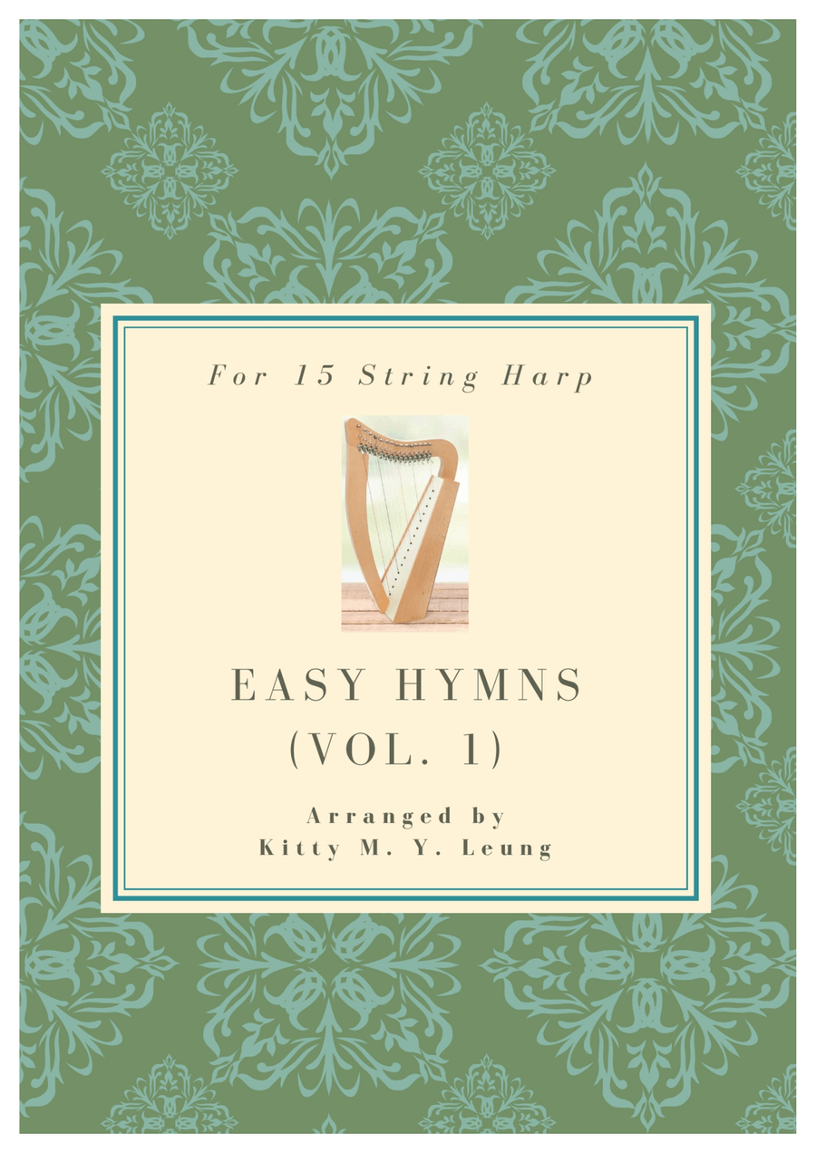 Easy Hymns (Volume 1) - 15 String Lap Harp 5-String Banjo scores gallery preview page 1