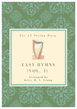 Book cover for Easy Hymns (Volume 1) - 15 String Lap Harp