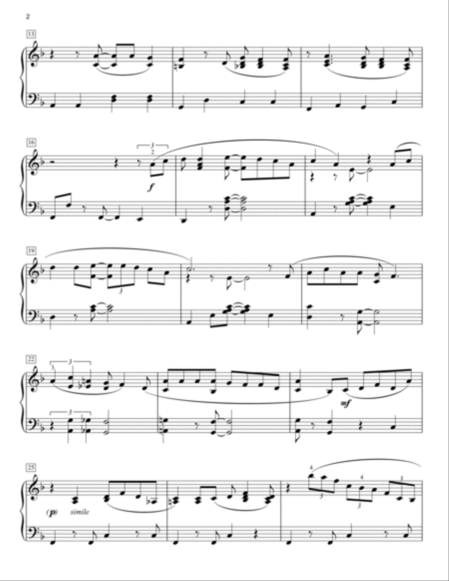 It's All Right (from Soul) (arr. Kevin Olson) Easy Piano scores gallery preview page 2