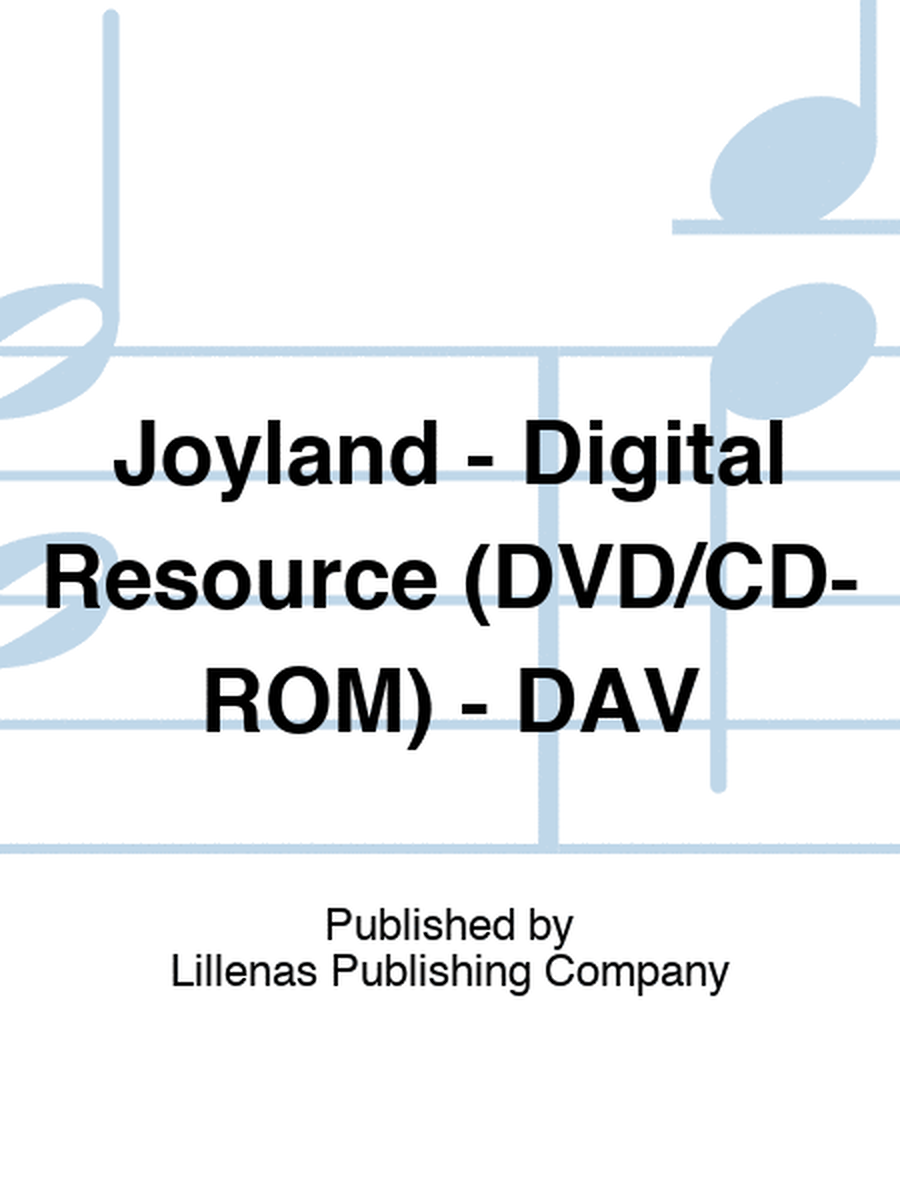 Joyland - Digital Resource (DVD/CD-ROM) - DAV