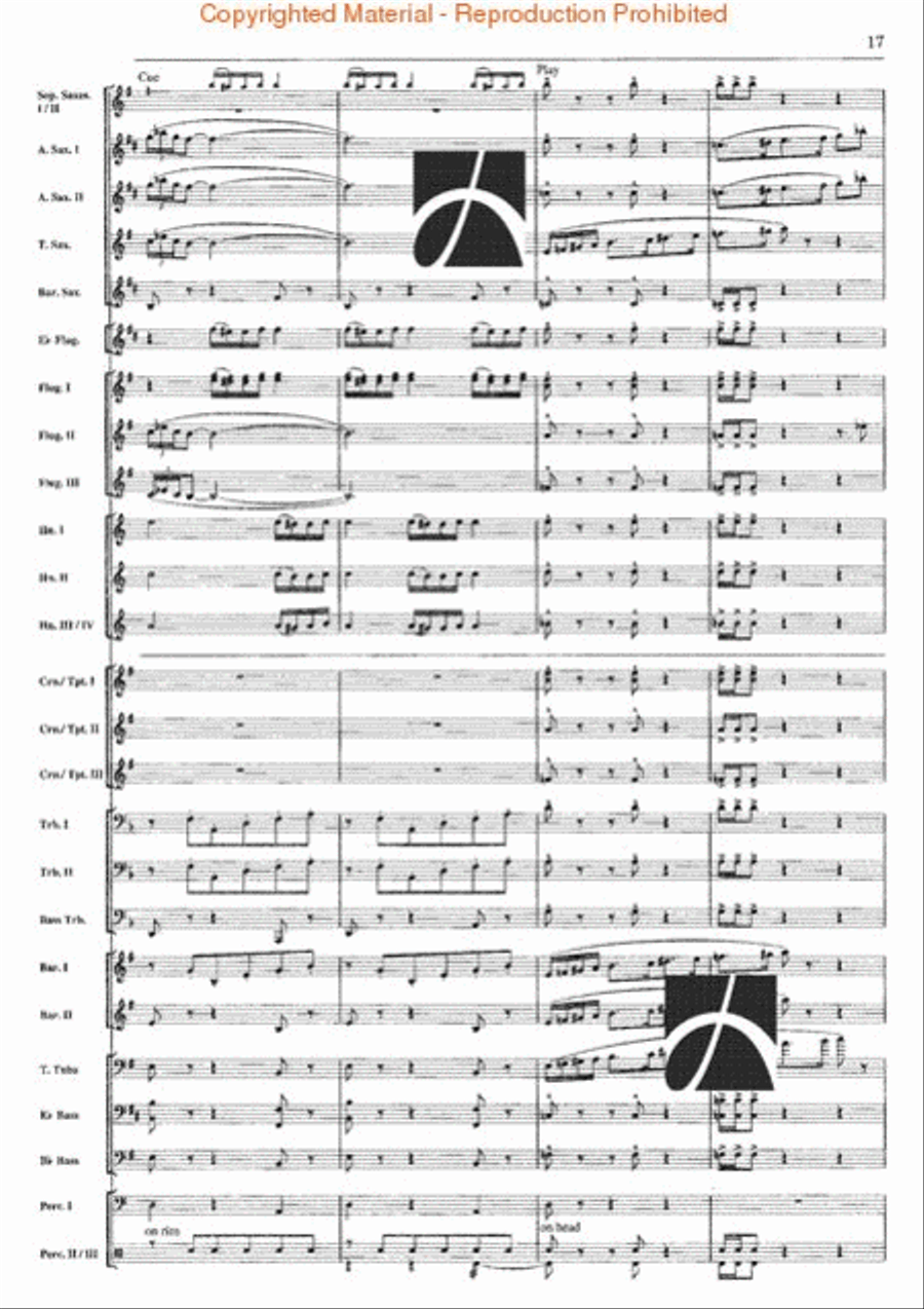 Firestorm Brass Band scores gallery preview page 17