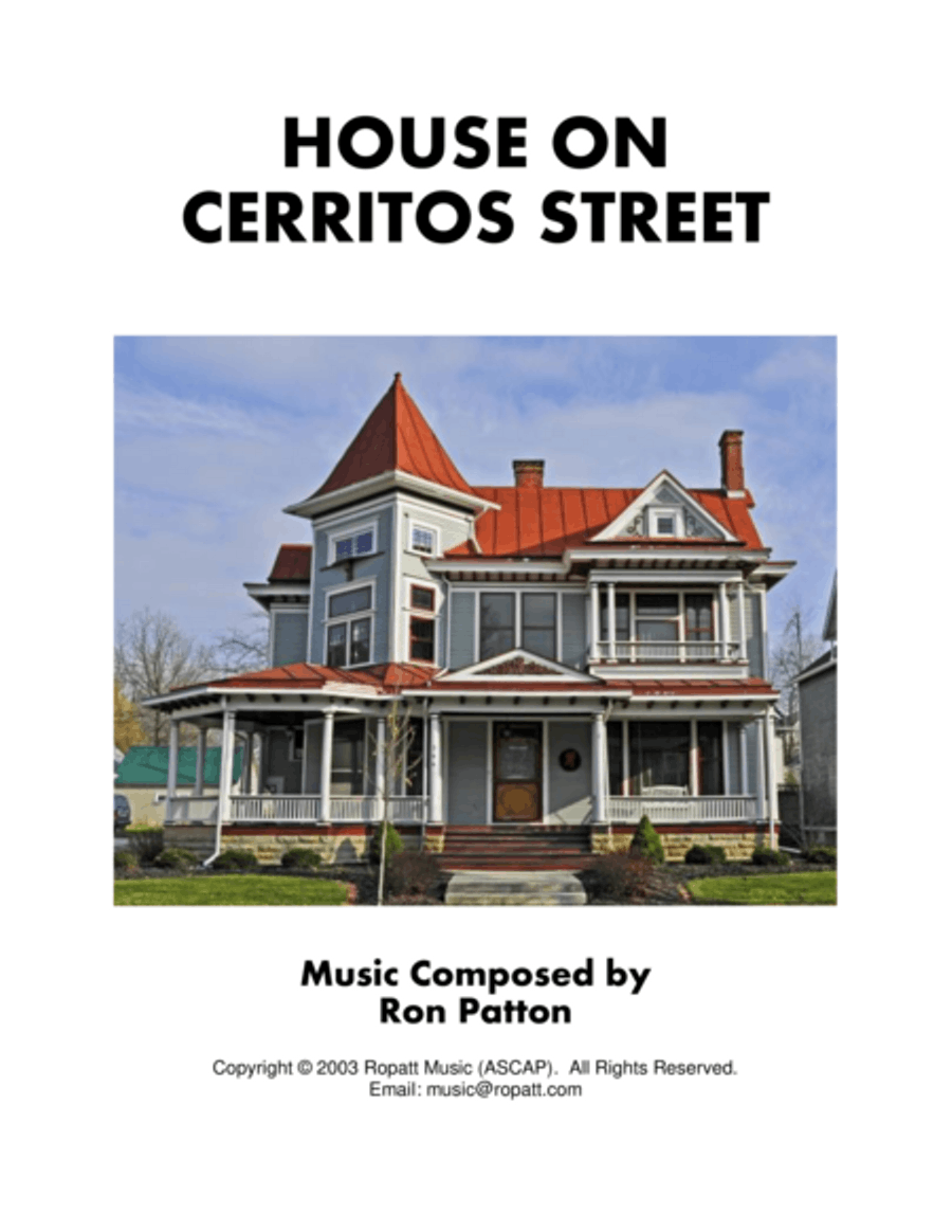 House On Cerritos Street Jazz Ensemble scores gallery preview page 1