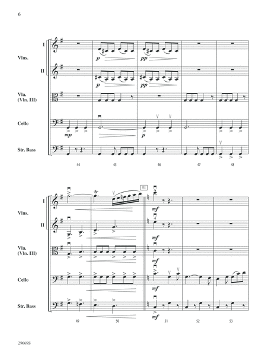 Patton (Theme): Score Patton (Theme): Score String Orchestra scores gallery preview page 6