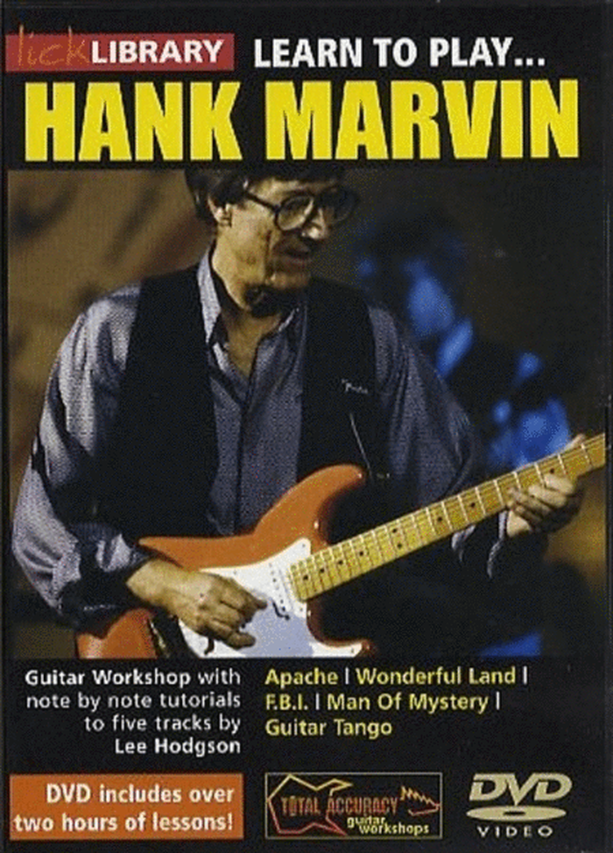 Learn To Play Hank Marvin Vol1 Dvd
