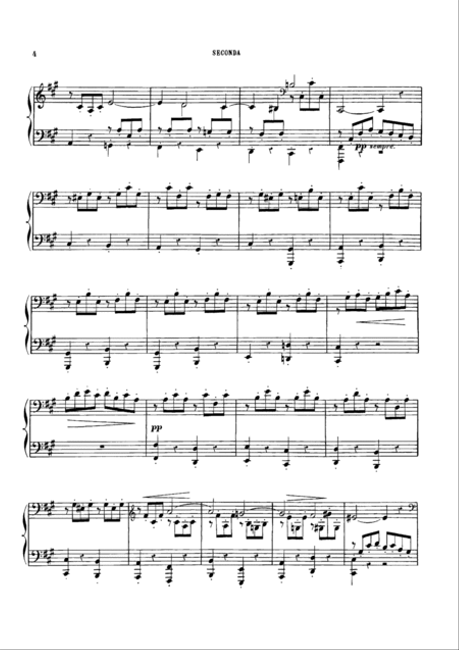 Faure Pavane, for piano duet(1 piano, 4 hands), PF801 1 Piano, 4-Hands scores gallery preview page 3