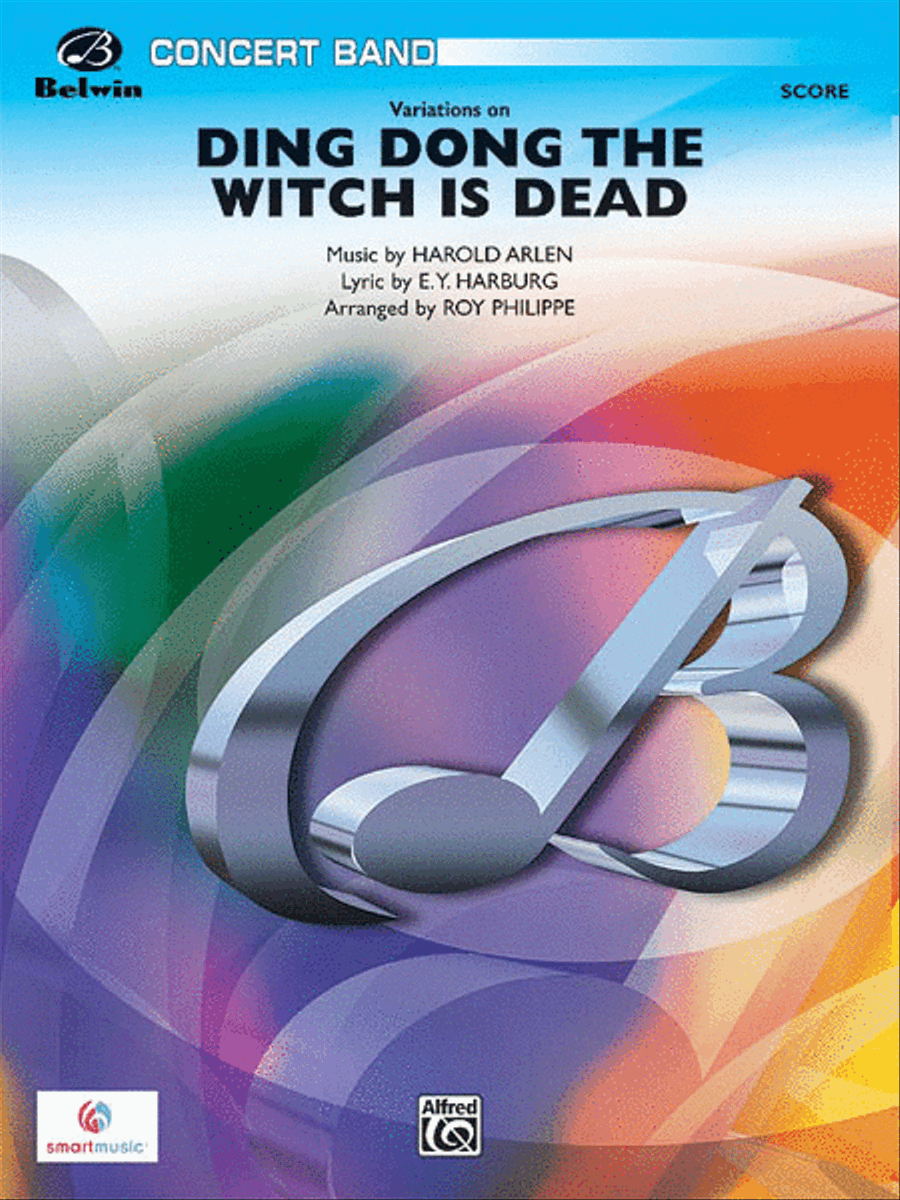 Variations on Ding Dong the Witch Is Dead (from The Wizard of Oz) Concert Band scores gallery preview page 1