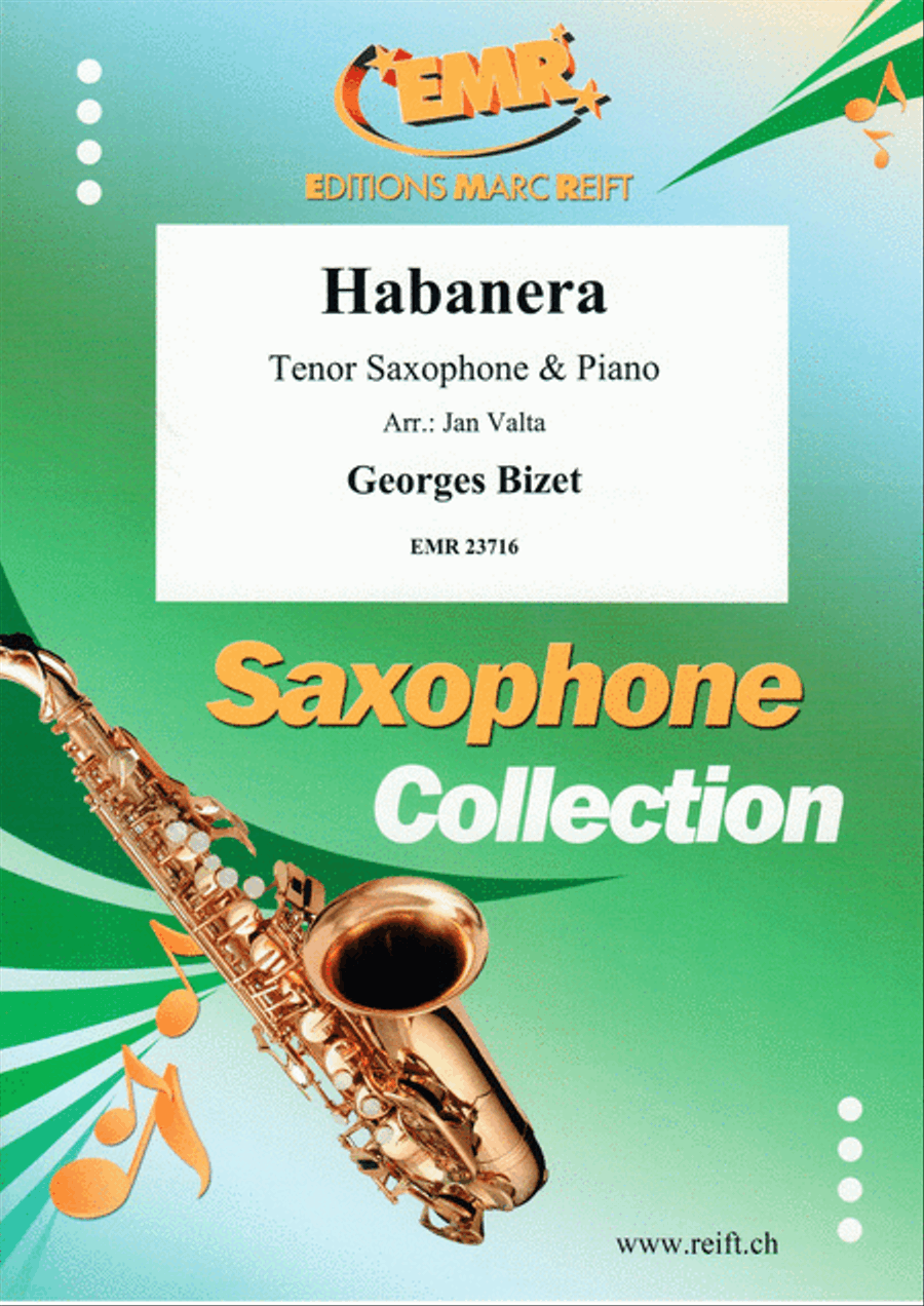 Habanera Tenor Saxophone scores gallery preview page 1