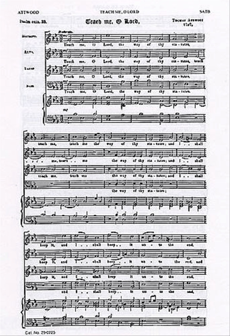 Teach Me O Lord/O God, In Thy Heavenly Hand 4-Part scores gallery preview page 1