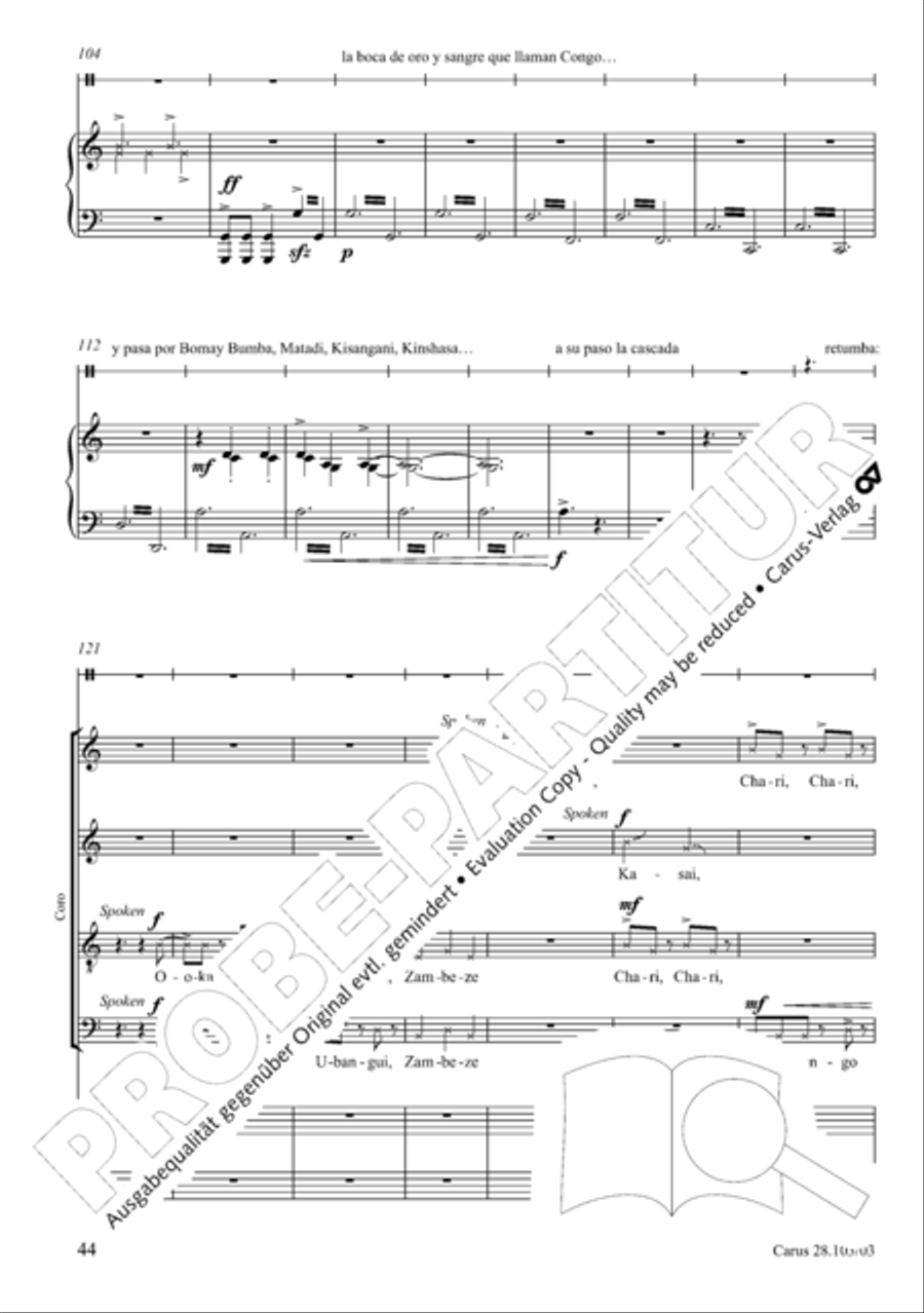 Water 4-Part scores gallery preview page 59
