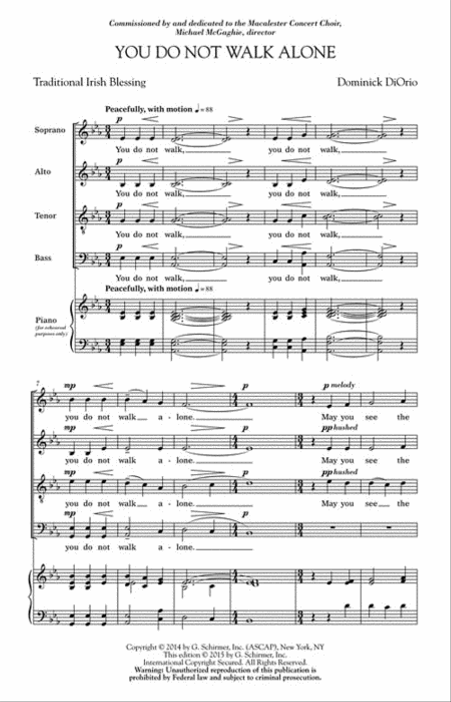 You Do Not Walk Alone Divisi scores gallery preview page 2