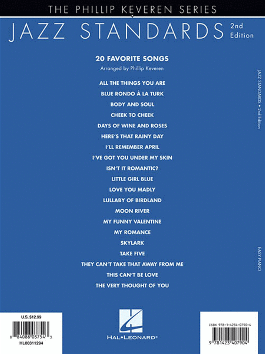 Jazz Standards – 2nd Edition Easy Piano scores gallery preview page 2