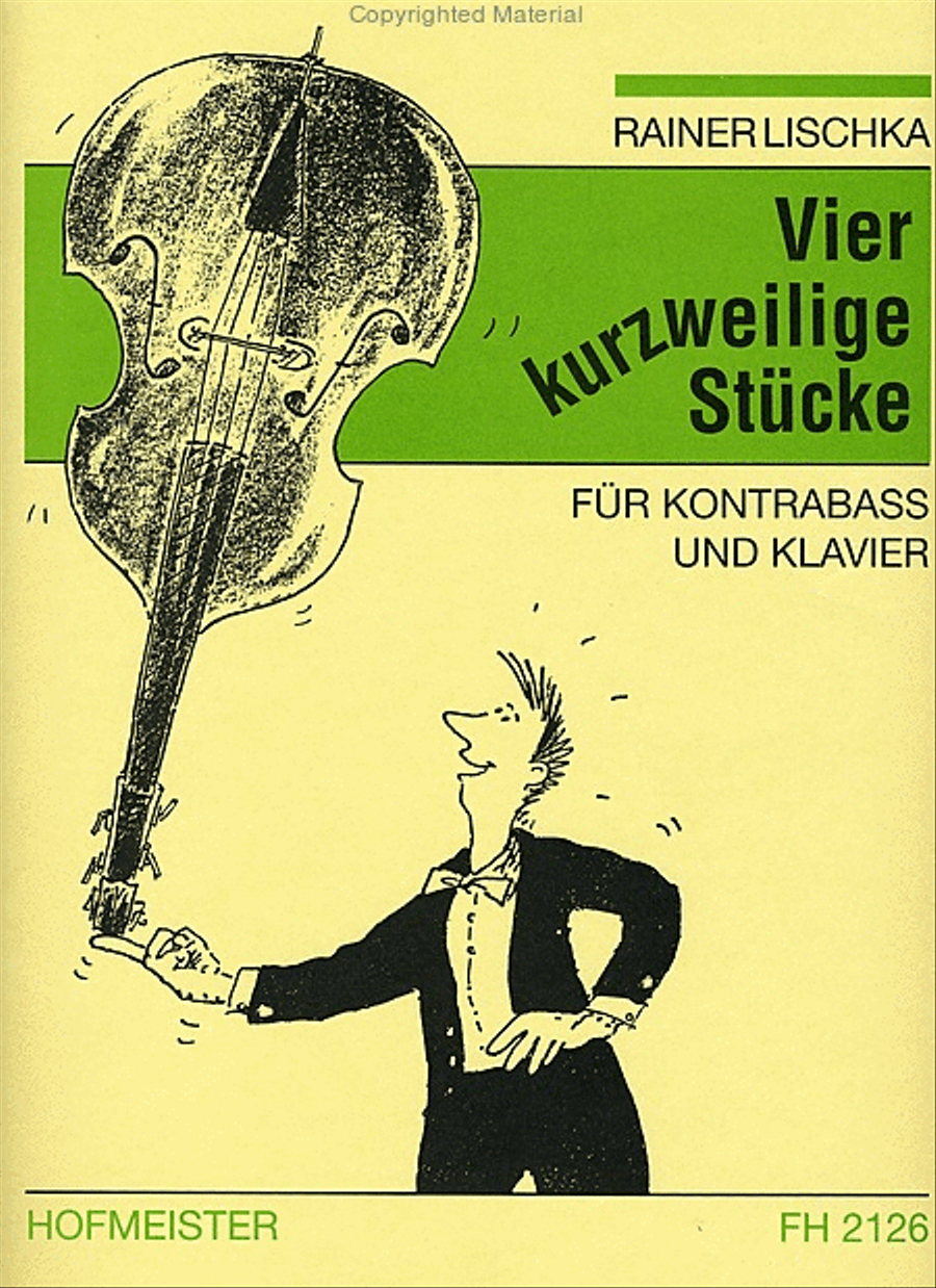 Vier kurzweilige Stücke Vier kurzweilige Stücke Double Bass scores gallery preview page 2