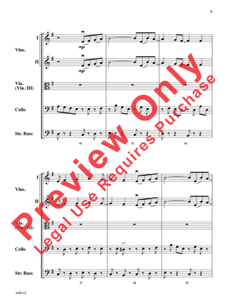 Mary, Did You Know? String Orchestra scores gallery preview page 12
