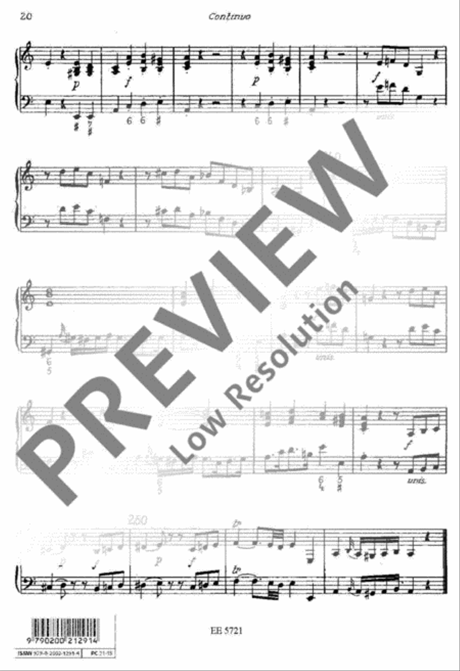 Concerto A minor Piano and Keyboard scores gallery preview page 21