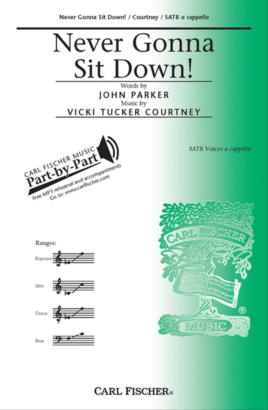 Never Gonna Sit Down! 4-Part scores gallery preview page 1