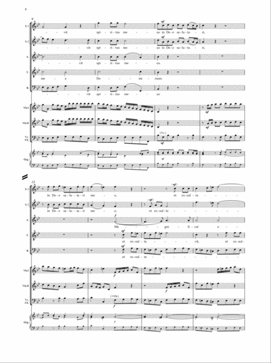 Magnificat 4-Part scores gallery preview page 3