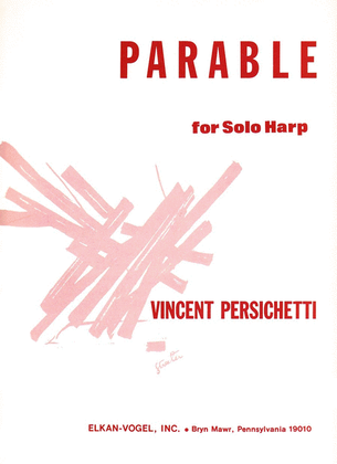 Book cover for Parable For Solo Harp