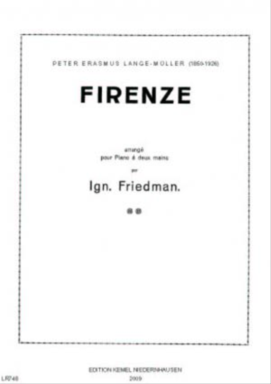 Firenze Firenze Piano Solo scores gallery preview page 1