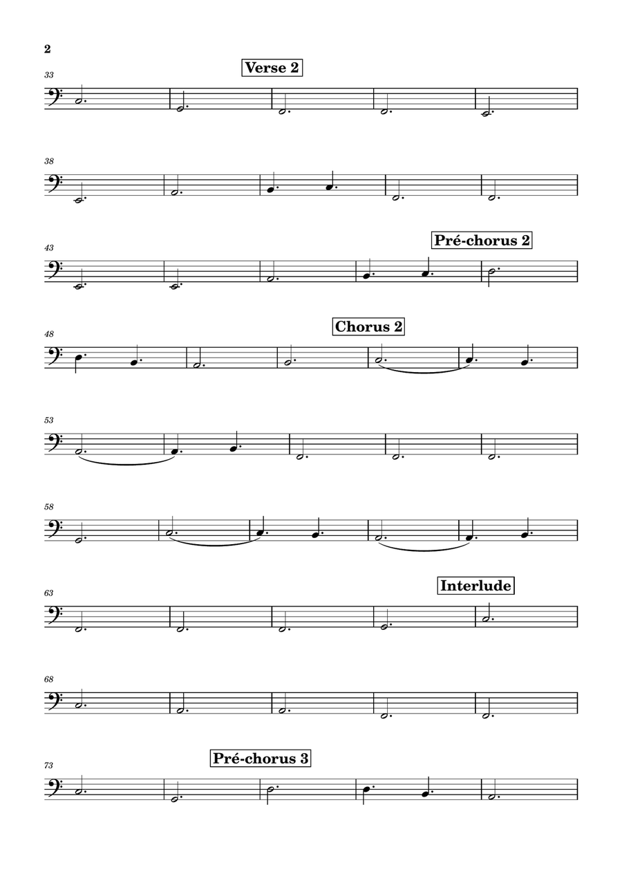 A Thousand Years A Thousand Years Double Bass scores gallery preview page 2