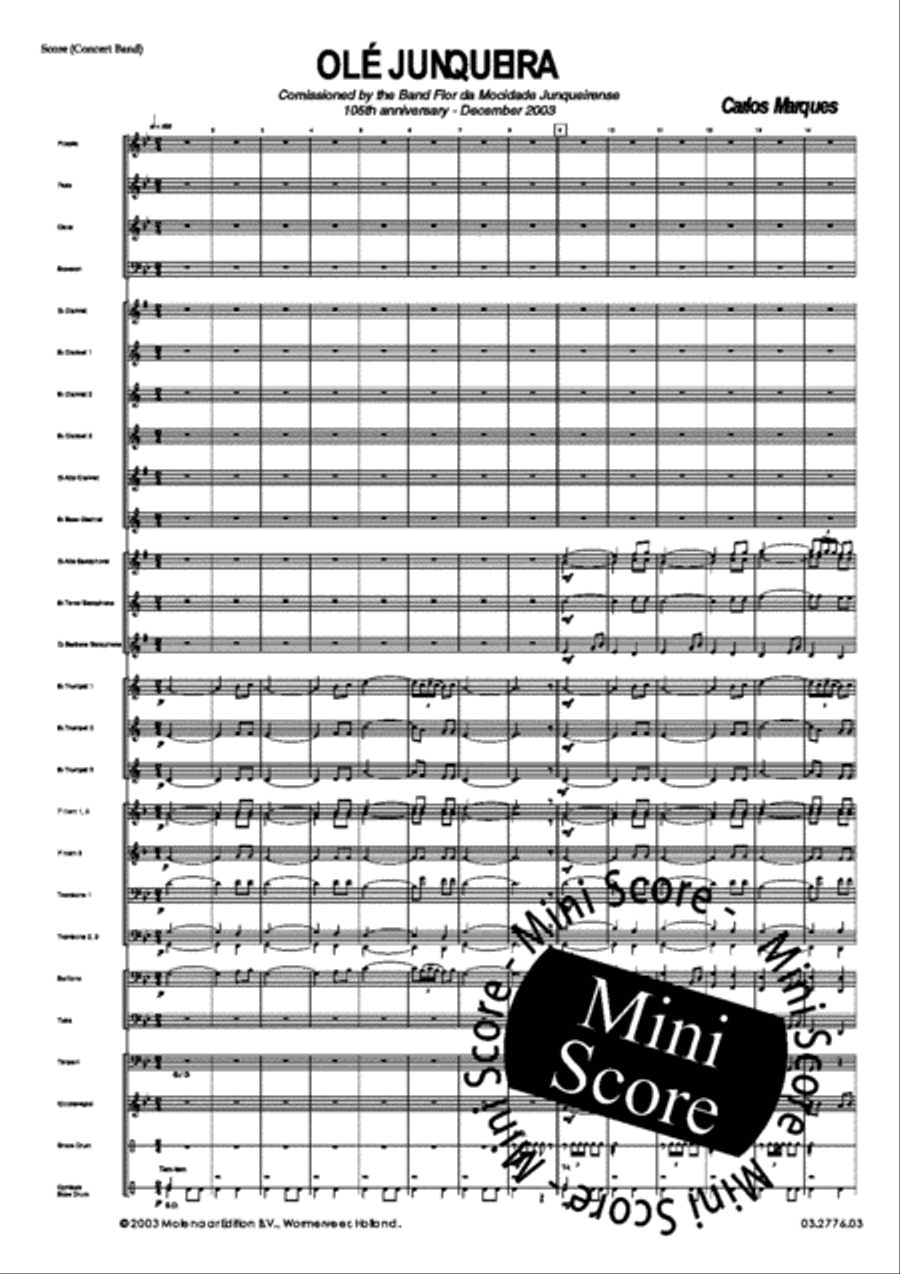 Ole Junquira Concert Band scores gallery preview page 7