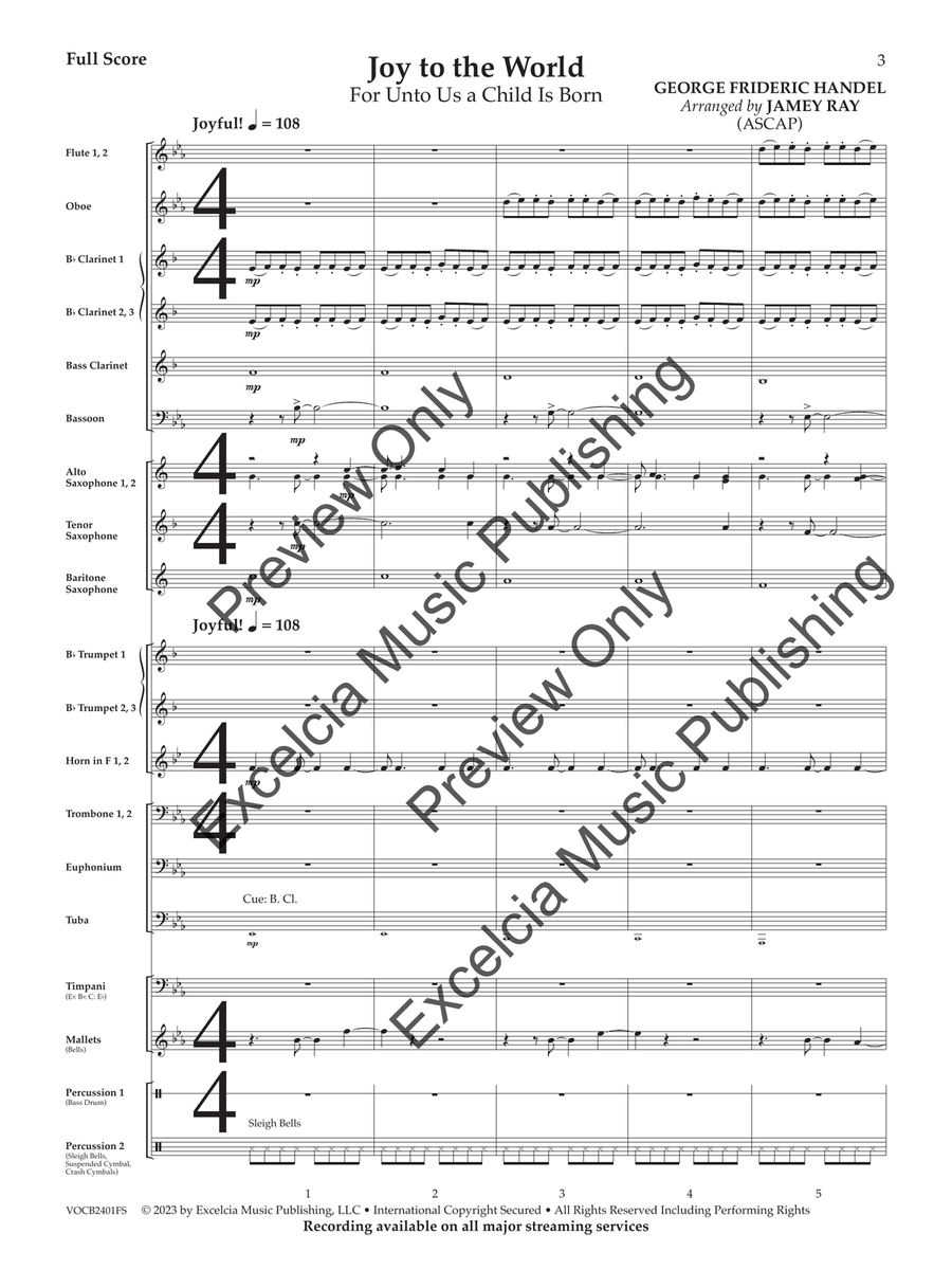 Joy to the World (Score) Joy to the World (Score) Concert Band scores gallery preview page 4