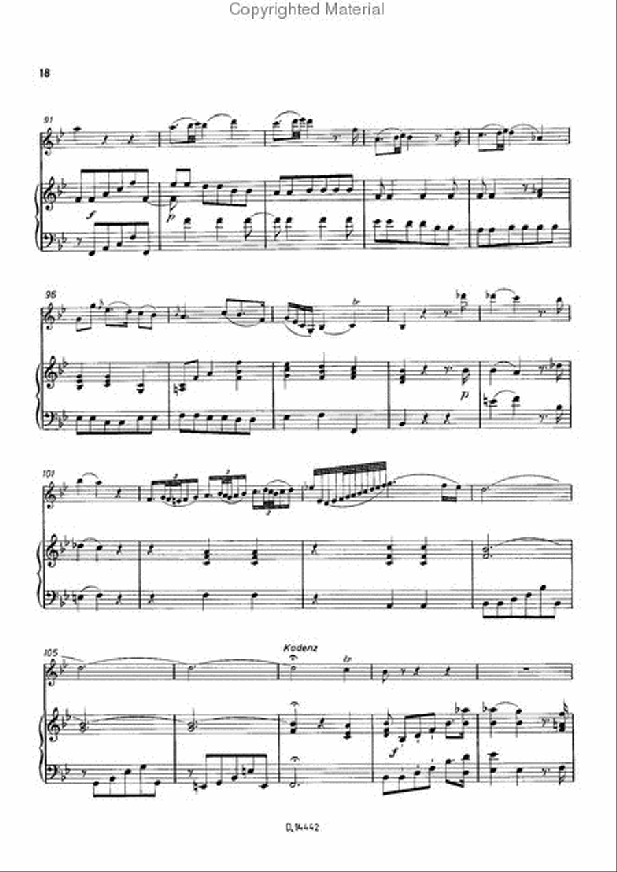 Concerto F-Dur Concerto F-Dur School and Community scores gallery preview page 19