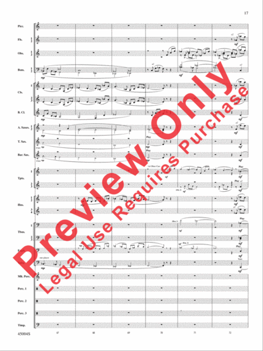 Red Rock Mountain Concert Band scores gallery preview page 52