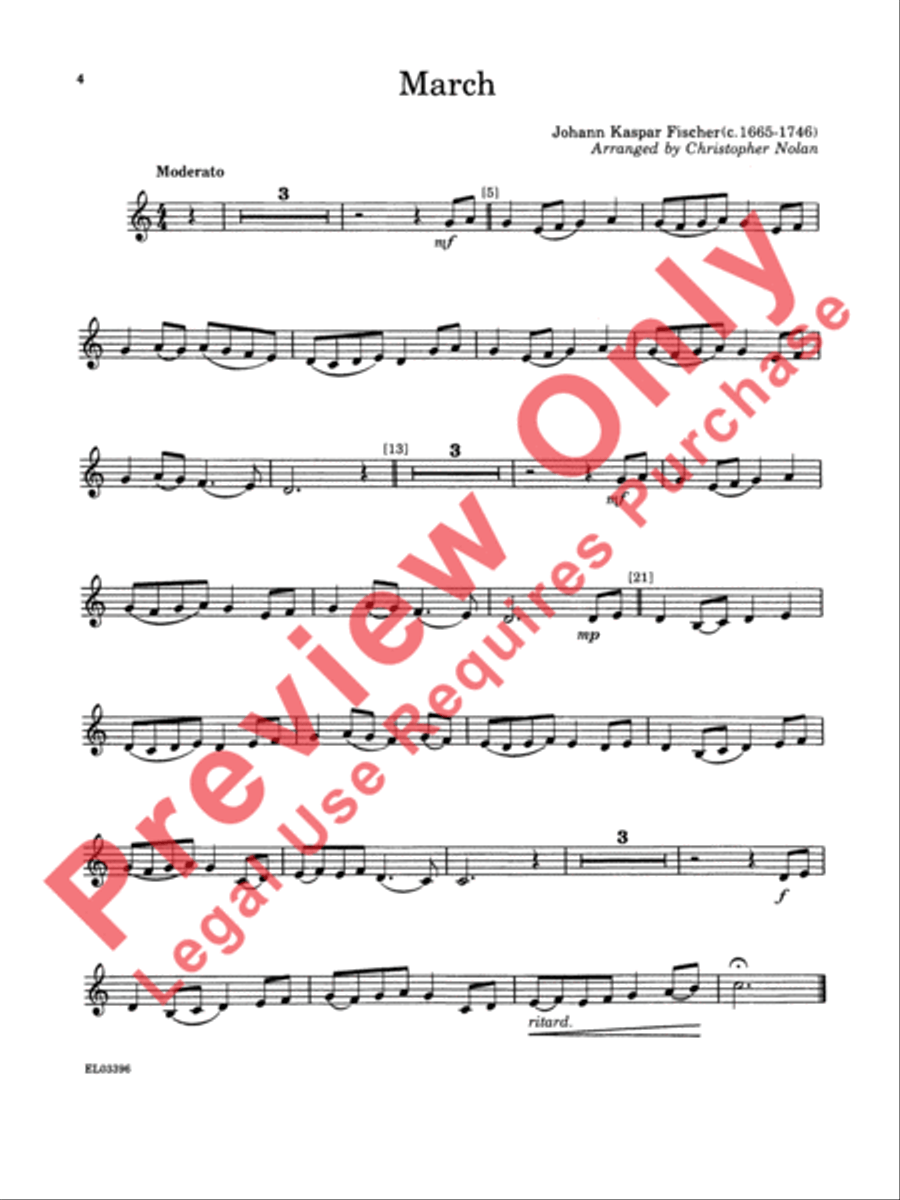 Belwin Master Solos (Clarinet), Volume 1 Clarinet Solo scores gallery preview page 5