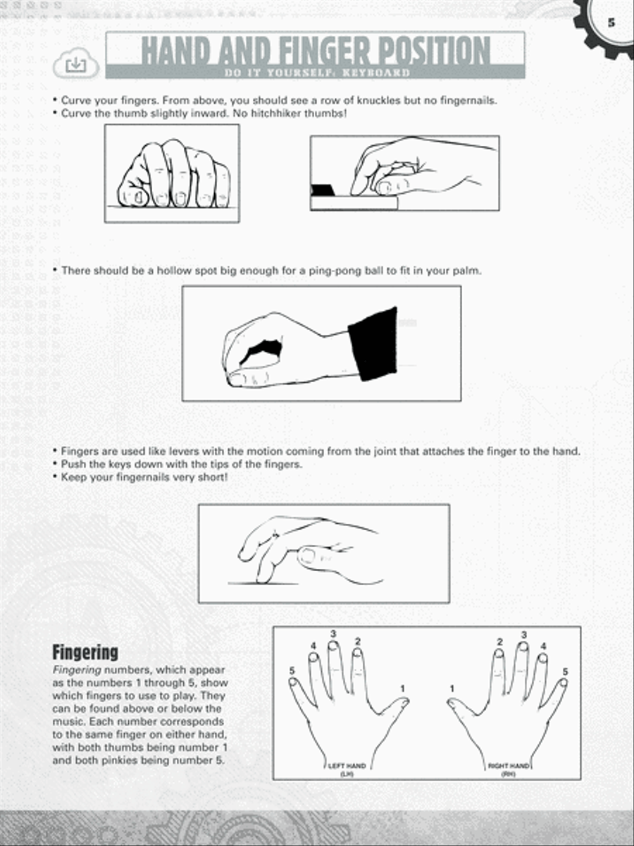 DiY (Do it Yourself) Keyboard Piano Method scores gallery preview page 3