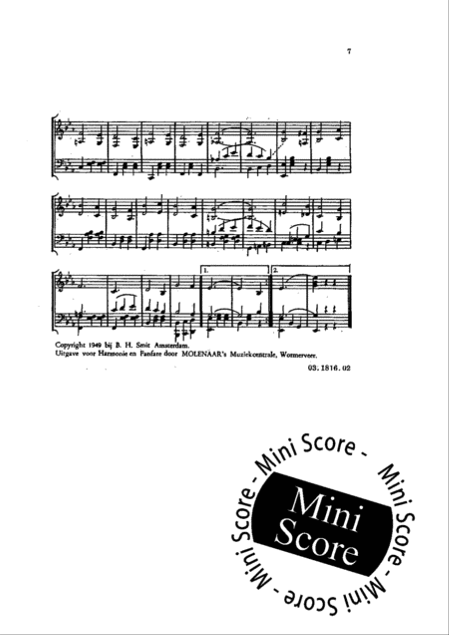 Bevrijdingsdag Concert Band scores gallery preview page 9