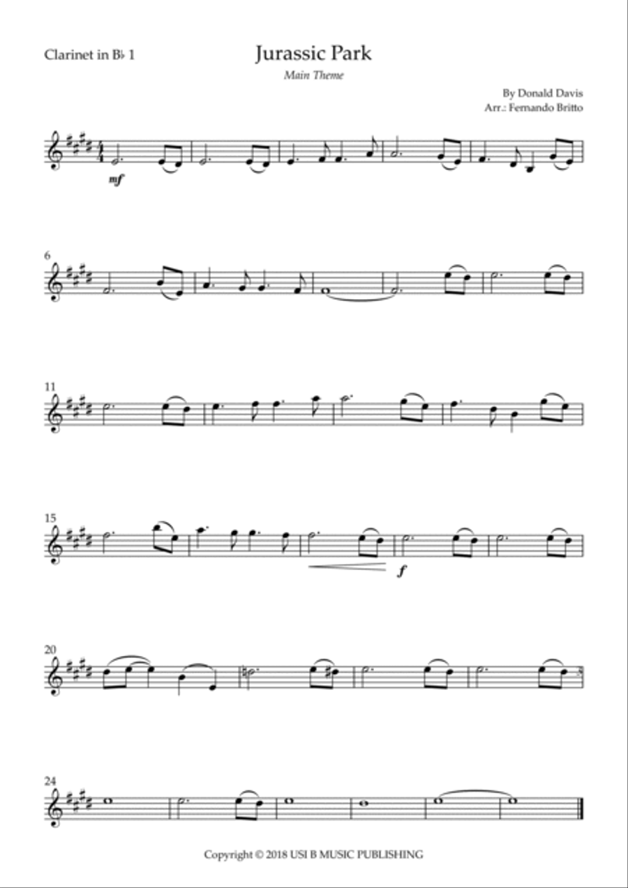 Jurassic Park Iii Woodwind Trio scores gallery preview page 3