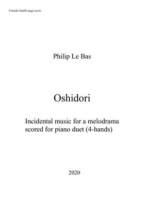 Oshidori, a melodrama for piano 4-hands