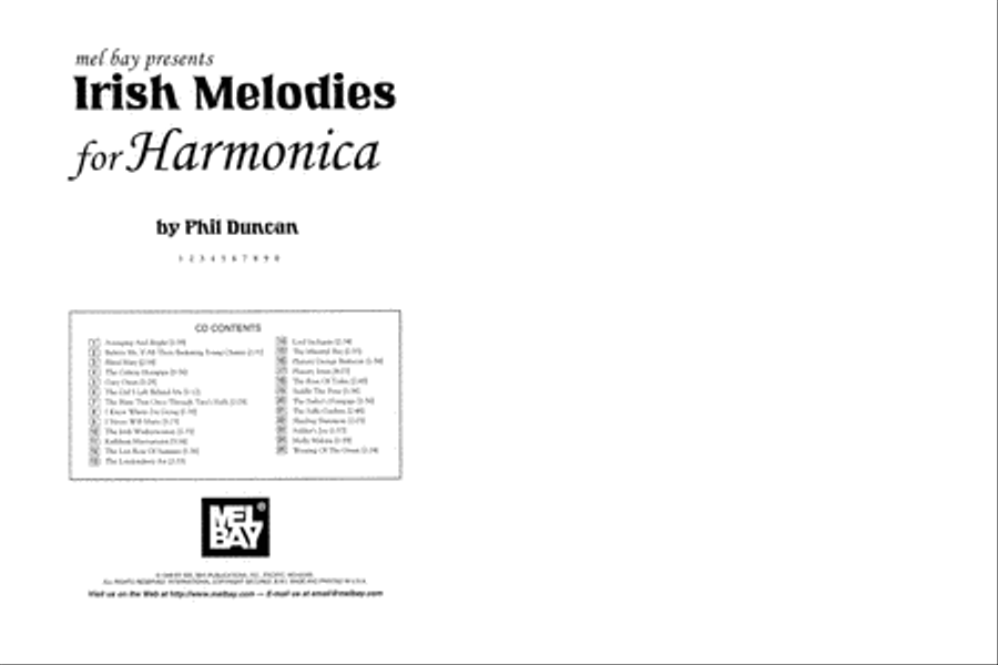 Irish Melodies for Harmonica Harmonica scores gallery preview page 3