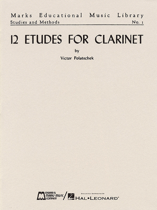 12 Etudes for Clarinet