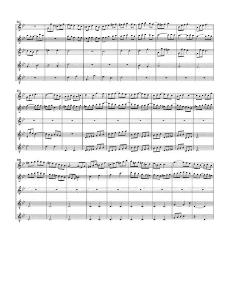 Sonata K.30 "Cat fugue" (arrangement for 5 recorders)