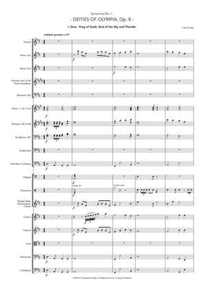 Symphony No. 1: Deities of Olympia, Op. 8
