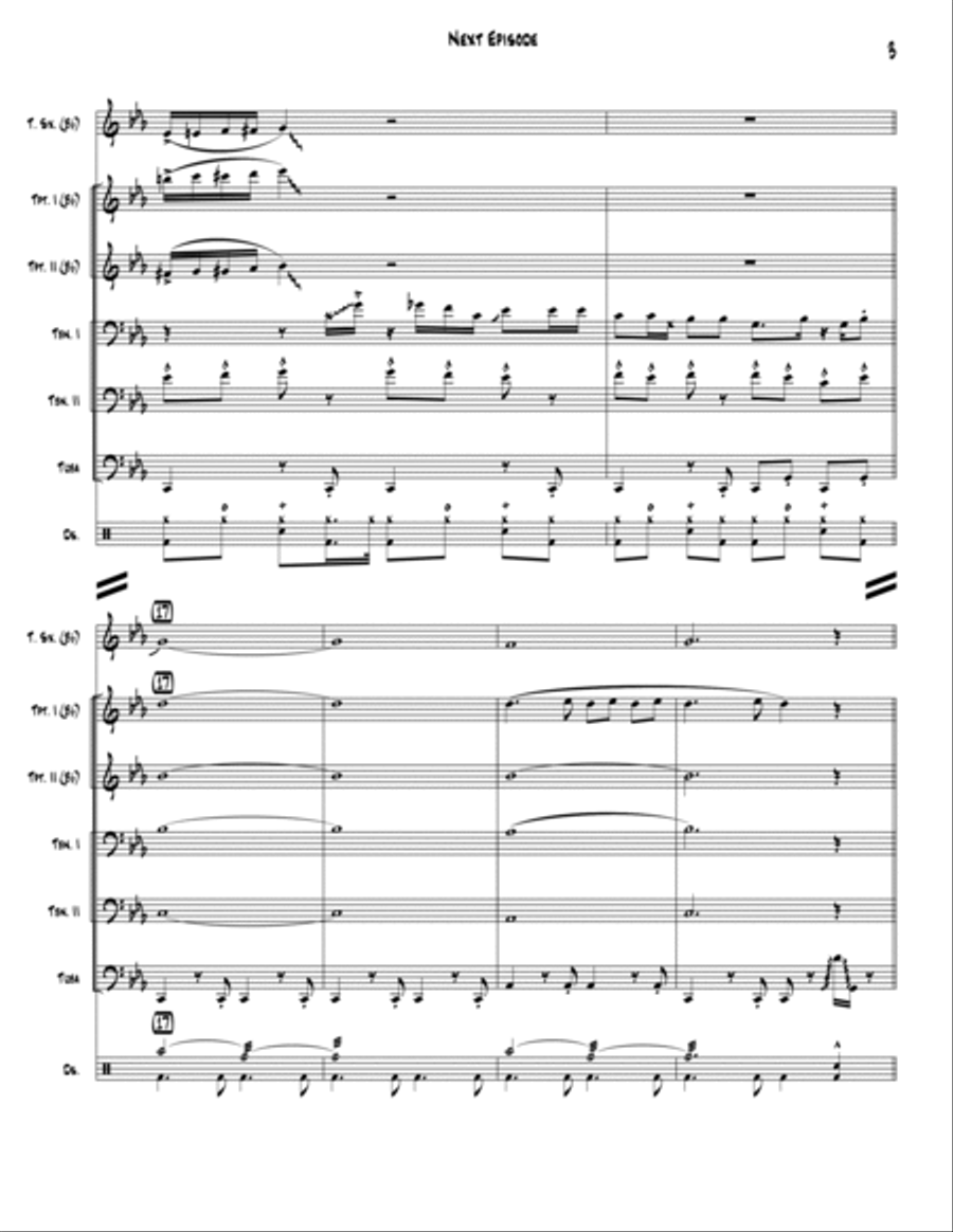 The Next Episode Brass Ensemble scores gallery preview page 3