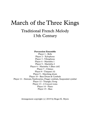 March of the Three Kings - Percussion Ensemble
