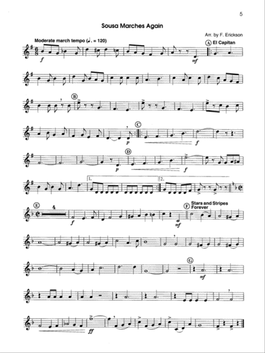 Technique Through Performance Concert Band Methods scores gallery preview page 4