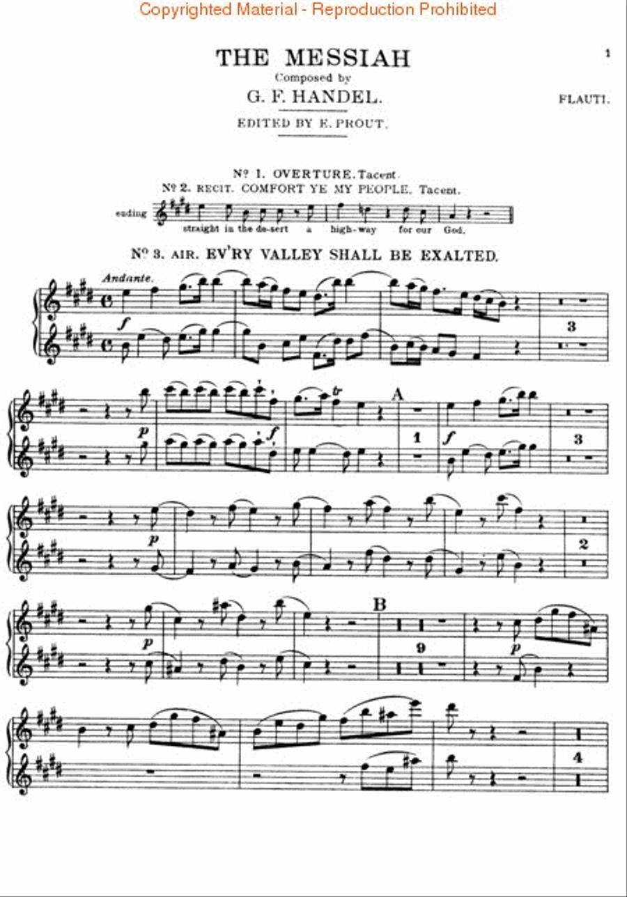 Messiah (Oratorio, 1741) Choir scores gallery preview page 2