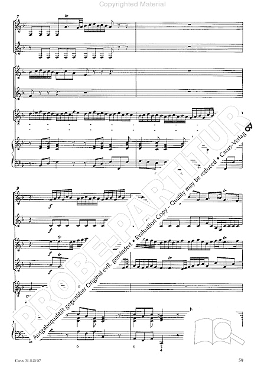 Christ was manifested for this purpose (Dazu ist erschienen der Sohn Gottes) ATB scores gallery preview page 61