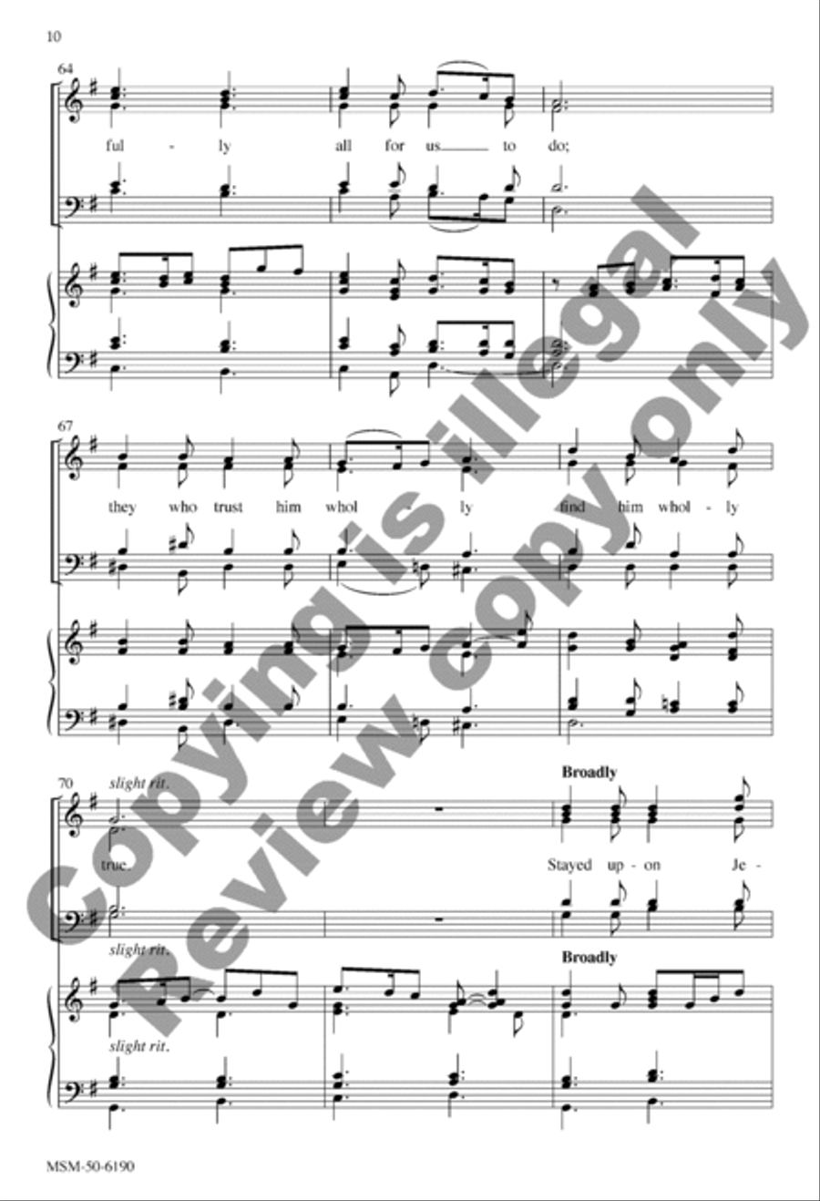 Like a River Glorious Like a River Glorious 4-Part scores gallery preview page 9