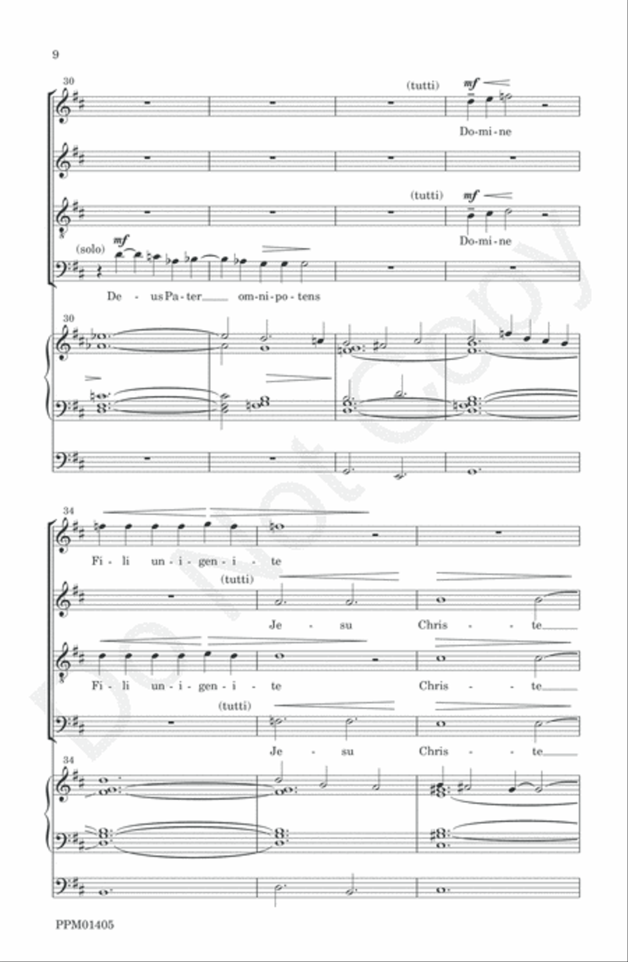 Mass Mass 4-Part scores gallery preview page 11
