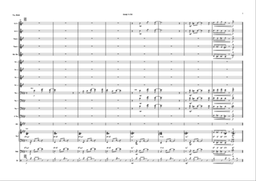 Homage to B.M. Jazz Ensemble scores gallery preview page 3