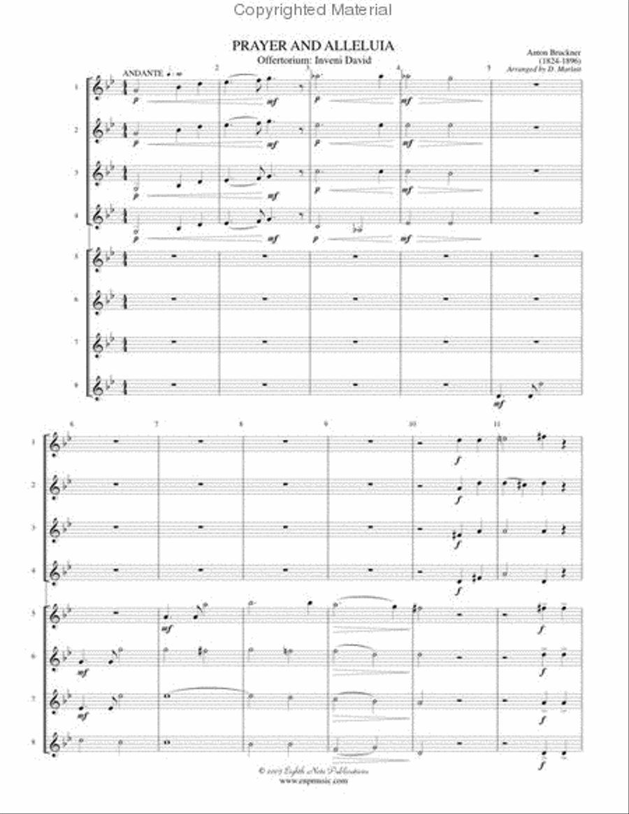 Prayer and Alleluia Small Ensemble scores gallery preview page 2
