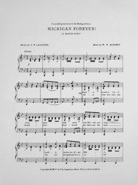 Michigan Forever! A March Song