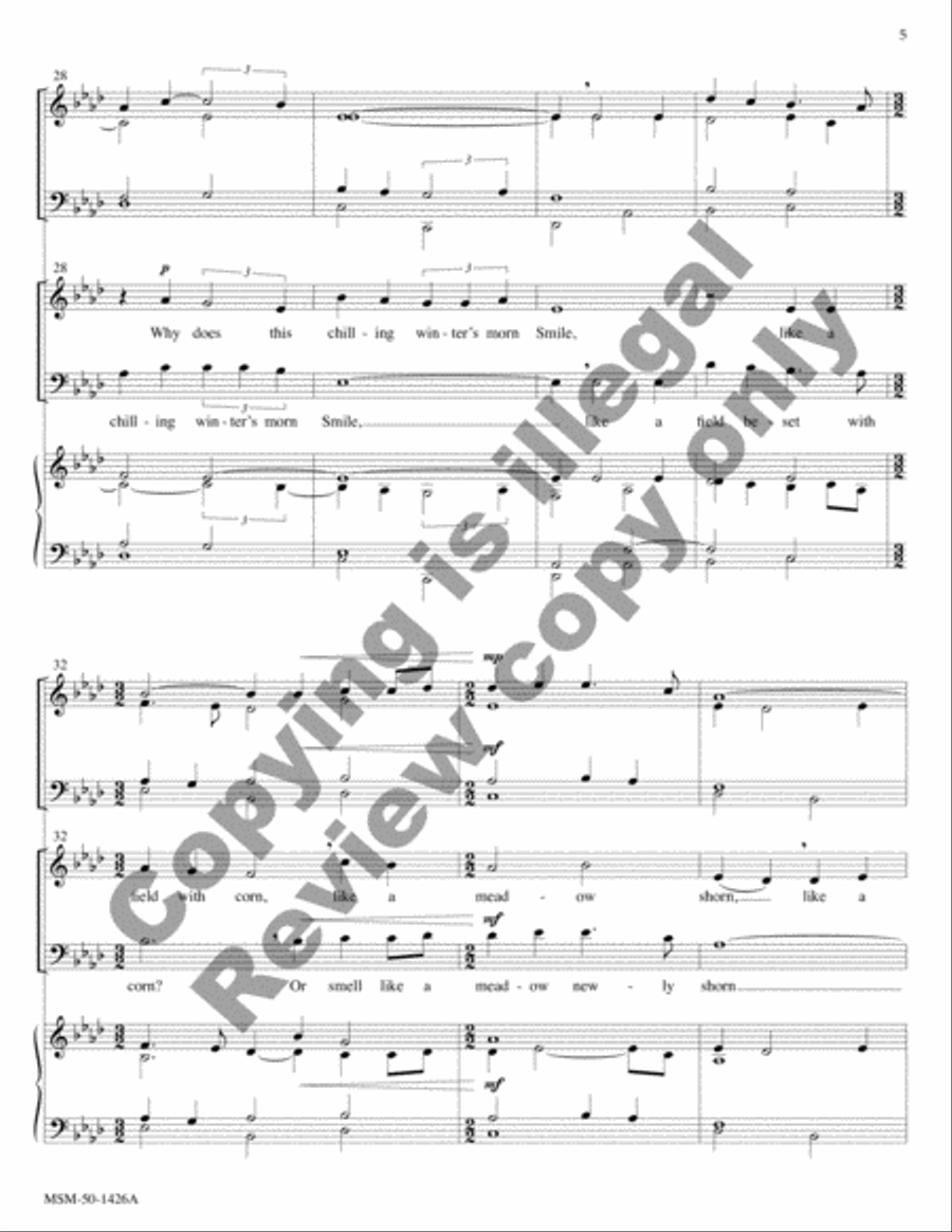 What Sweeter Music (Full Score) Choir scores gallery preview page 7