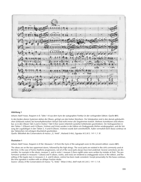Requiem in C and B. Hasse Works Edition IV/4