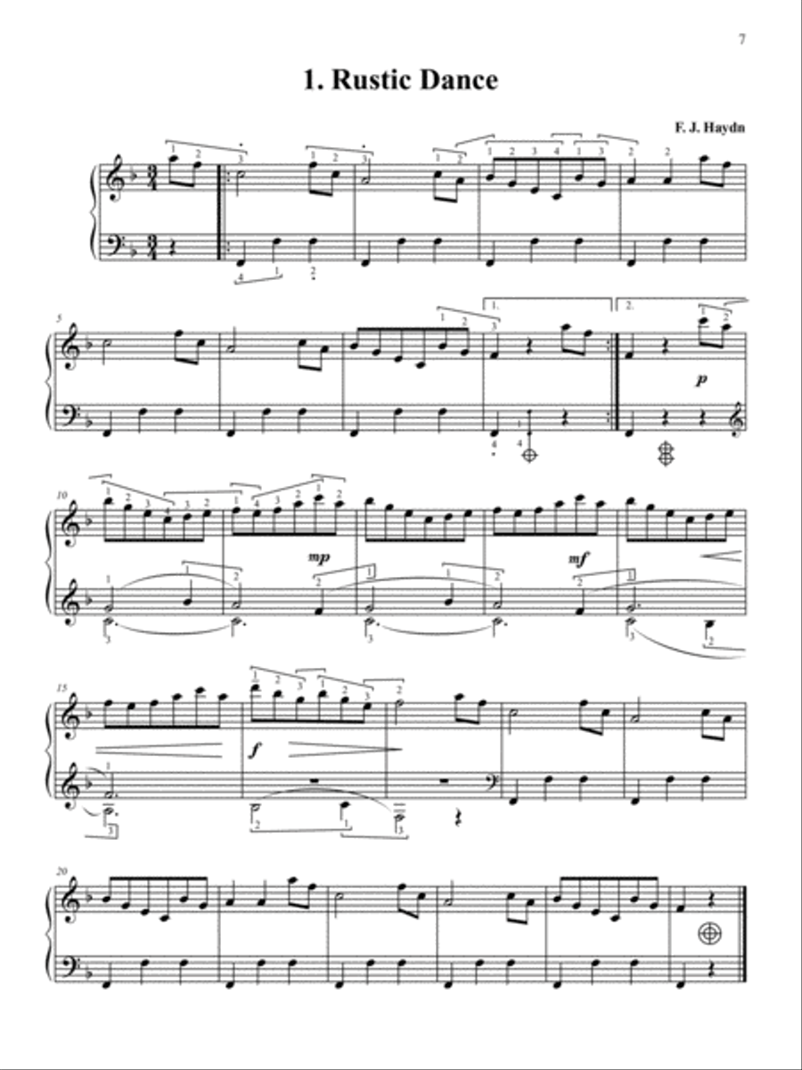 Suzuki Harp School, Volume 2 Harp scores gallery preview page 7