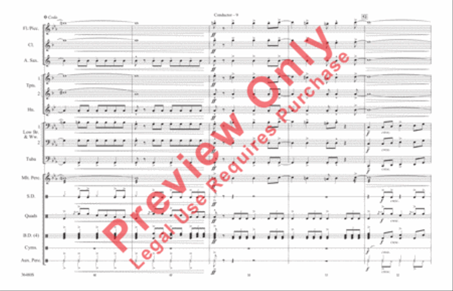 Holiday Holiday Marching Band scores gallery preview page 10